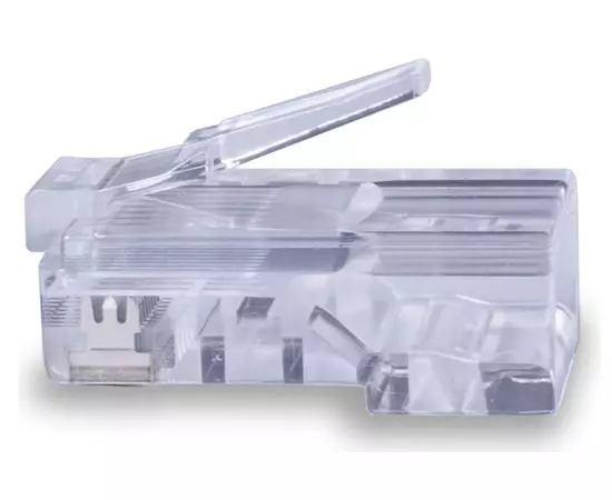 Коннектор RJ-45 (8P8C) UTP кат.5e (SUPRLAN) упаковка 25 шт, цена за 25 шт (10-0226), фото 3