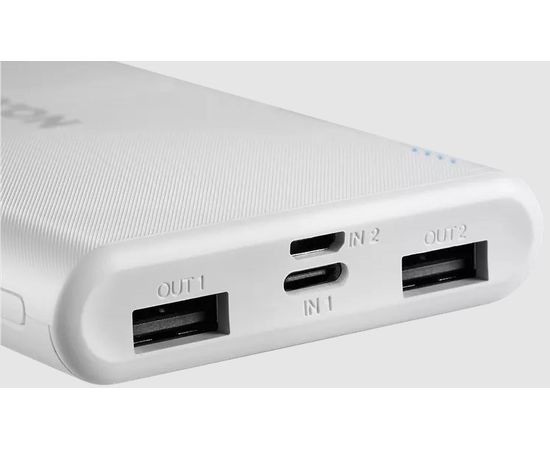 Внешний аккумулятор Canyon PB-108 10000mAh, White, белый (CNE-CPB1008W), фото 2