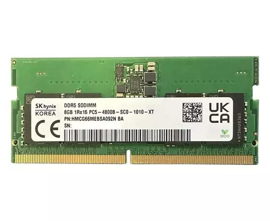 Оперативная память для ноутбука 8Gb DDR5-4800MHz (Hynix) (HMCG66MEBSA092N)