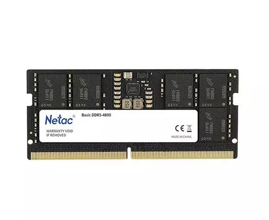 Оперативная память для ноутбука 16Gb DDR5-4800MHz (Netac) (NTBSD5N48SP-16)