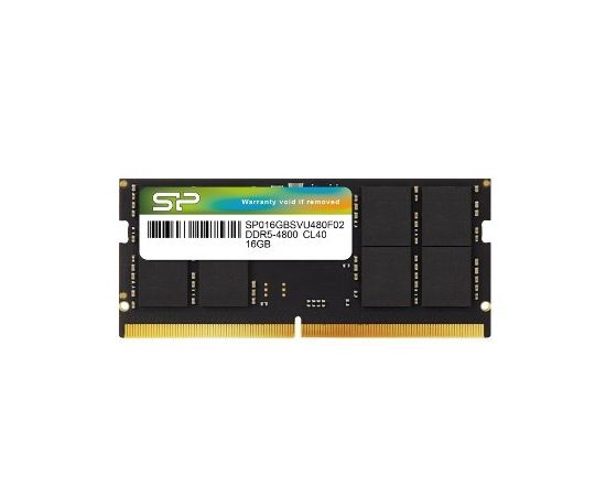 Оперативная память для ноутбука 16Gb DDR5-4800MHz (Silicon Power) (SP016GBSVU480F02)