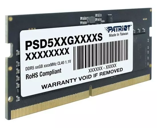 Оперативная память для ноутбука 16Gb DDR5-5600MHz (Patriot) (PSD516G560081S), фото 2