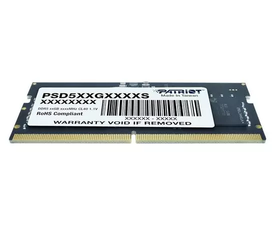 Оперативная память для ноутбука 16Gb DDR5-5600MHz (Patriot) (PSD516G560081S), фото 4
