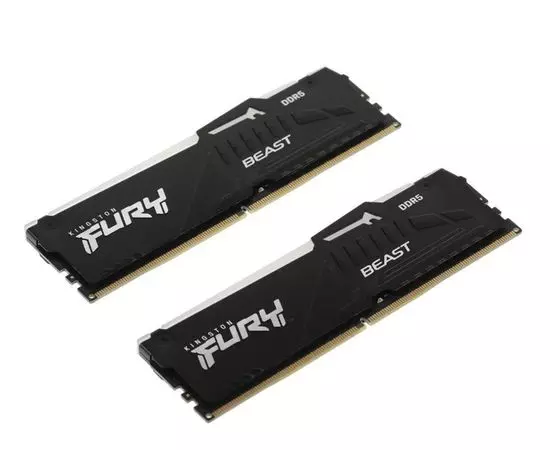 Оперативная память Kingston 2x16Gb DDR5-5200MHz Fury Beast RGB (KF552C40BBAK2-32), фото 2