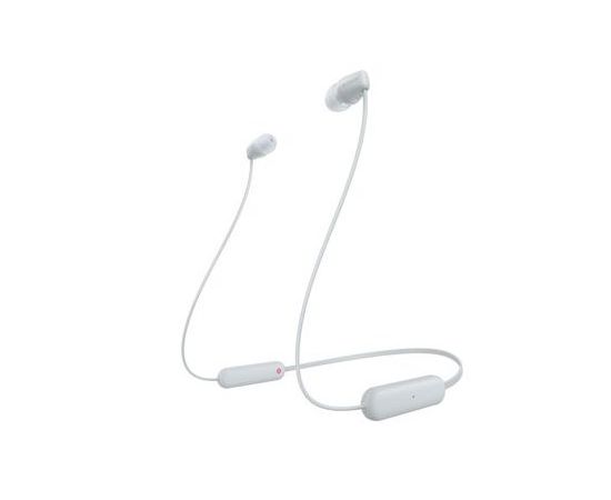 Bluetooth-гарнитура SONY WI-C100, белый (WI-C100 белый)