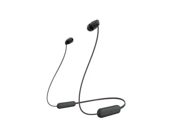 Bluetooth-гарнитура SONY WI-C100, черный (WI-C100 черный)