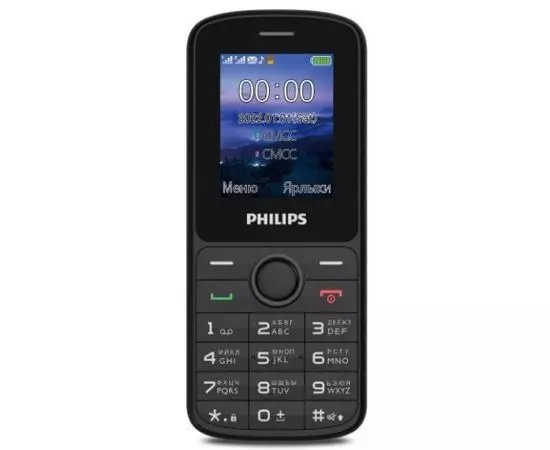 Мобильный телефон Philips Xenium E2101 Black (CTE2101BK/00)