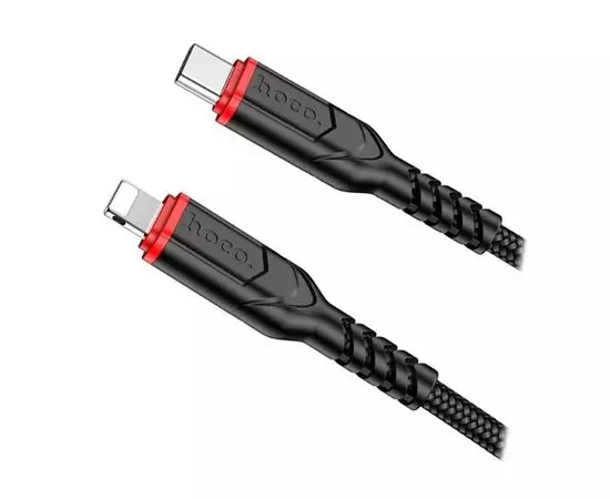 USB-кабель Type-C - Apple 8pin 2м. (HOCO) X59 Victory, черный (6931474794024)