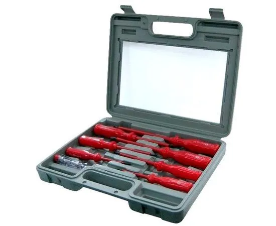 Набор диэлектрических (1000V) отверток 7+1 шт. FIT 56127