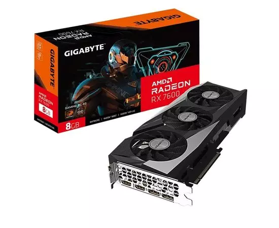 Видеокарта Gigabyte RX 7600 8GB GDDR6 (GV-R76GAMING OC-8GD), фото 5