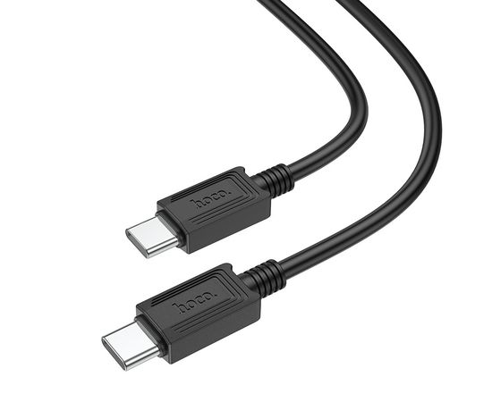 Кабель USB 2.0 Type-C (M), PD, 1m (HOCO) X73 60W, черный (6931474767349)