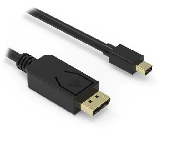Кабель mini DisplayPort (M) - DisplayPort (M) 1.5m (Buro) черный (MDP-DP)