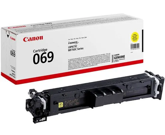 Картридж Canon 069 Y Yellow (5091C002)