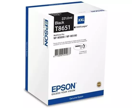 Картридж Epson T8651 XXL, черный (C13T865140)