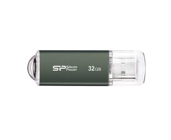 USB Flash-накопитель 32Gb (Silicon Power, Ultima II) Green, зеленый (SP032GBUF2M01V1N)