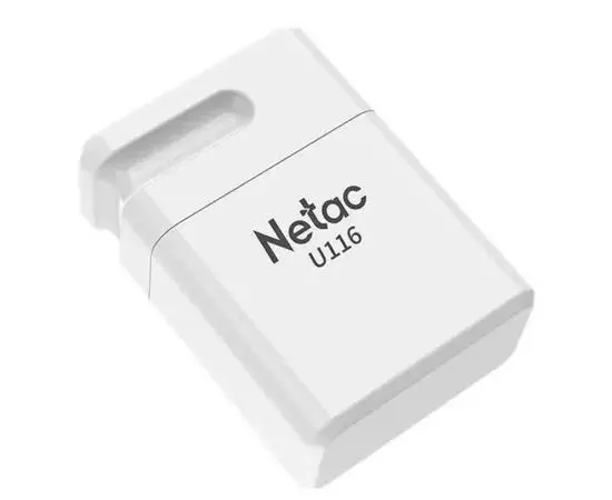 USB Flash-накопитель 4Gb (Netac, U116) белый (NT03U116N-004G-20WH), фото 2