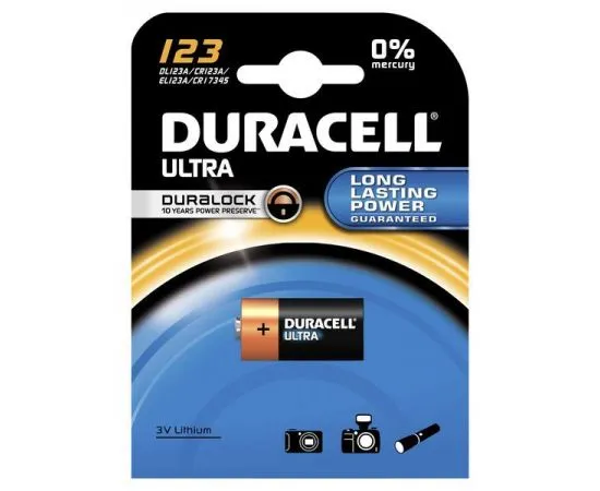 Батарейка CR123 Ultra DURACELL (A0001263)