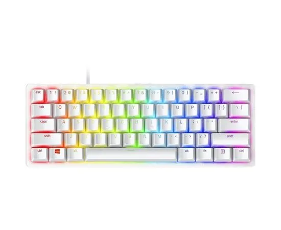 Клавиатура Razer Huntsman Mini - Mercury Edition (Red Switch) (RZ03-03392200-R3R1)