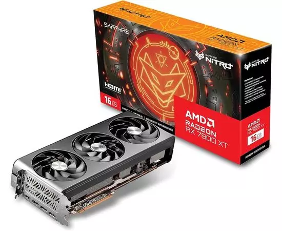 Видеокарта Sapphire RX 7800 XT 16GB GDDR6 Nitro+ (11330-01-20G)