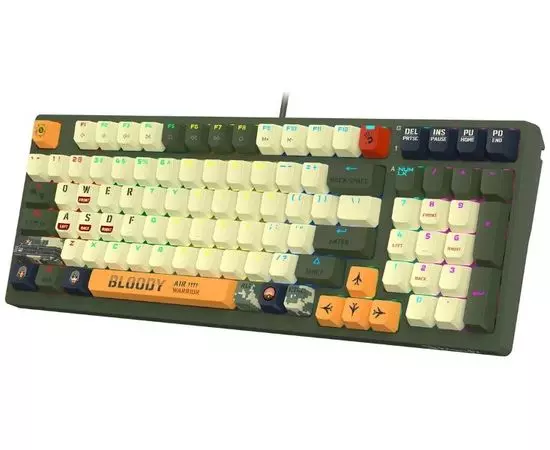 Клавиатура A4 Tech Bloody S98 Aviator, USB Multimedia Gamer LED, фото 2