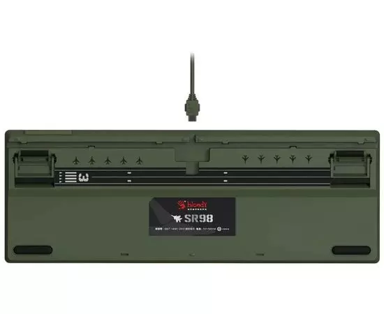 Клавиатура A4 Tech Bloody S98 Aviator, USB Multimedia Gamer LED, фото 4