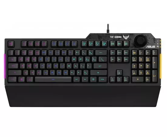 Клавиатура Asus TUF Gaming K1 RGB Black (90MP01X0-BKRA00)