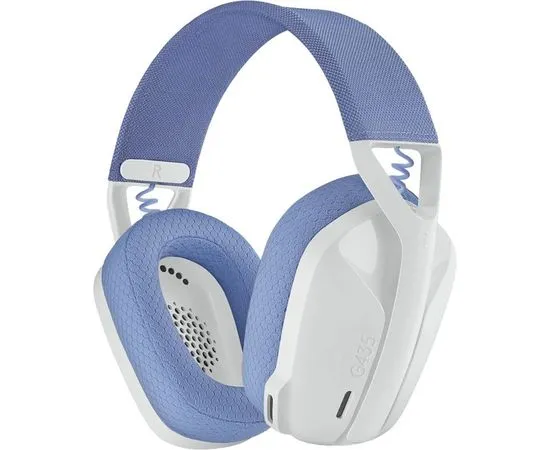 Bluetooth-гарнитура Logitech Headset G435 LIGHTSPEED Wireless Gaming, белый (981-001074/981-001076)