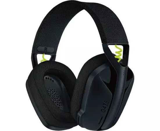 Bluetooth-гарнитура Logitech Headset G435 LIGHTSPEED Wireless Gaming, черный (981-001050/981-001053)