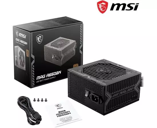 Блок питания 650W (MSI, MAG A650BN) (306-7ZP2B11-CE0), фото 3