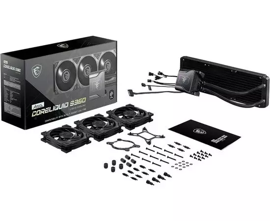 Жидкостная система охлаждения MSI MEG CORELIQUID S360 (9S6-6A0521-001), фото 2