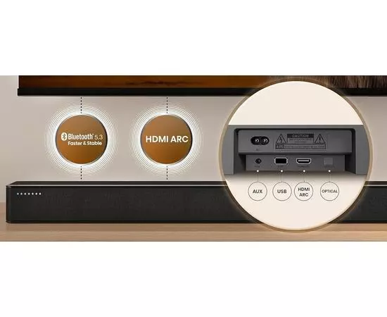 Саундбар Hisense HS2100 2.1, черный, фото 2