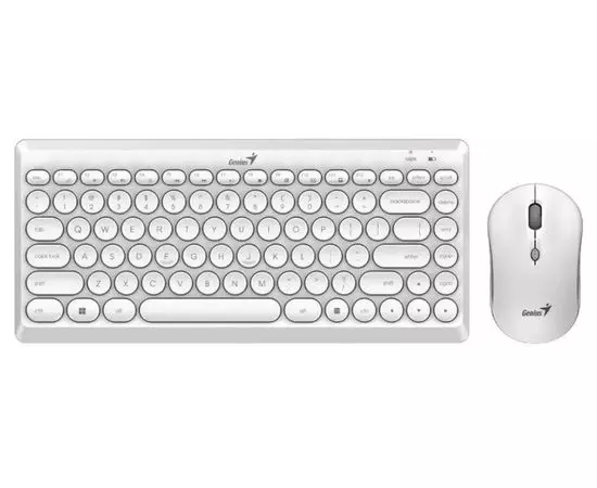 Клавиатура+мышь Genius LuxeMate Q8000 White, белый (31340013411)