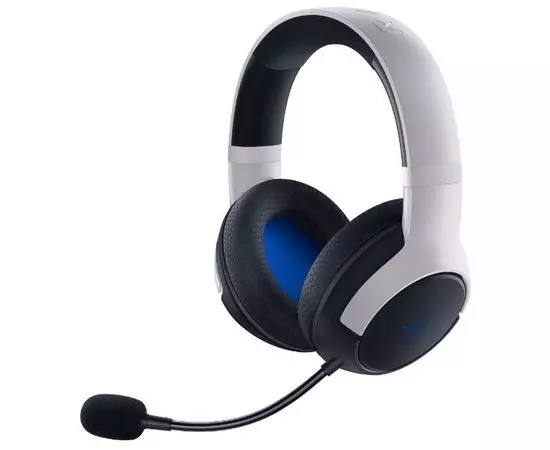Наушники с микрофоном Razer Kaira Wireless Gaming Headset for Playstation, белый/черный (RZ04-03980100-R3M1)