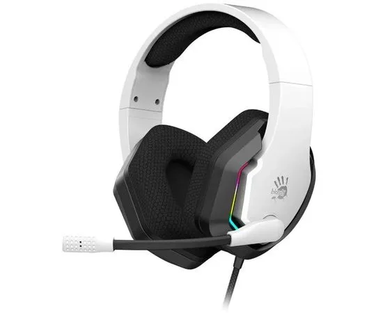 Наушники с микрофоном A4 Tech Bloody G260P, белый/черный