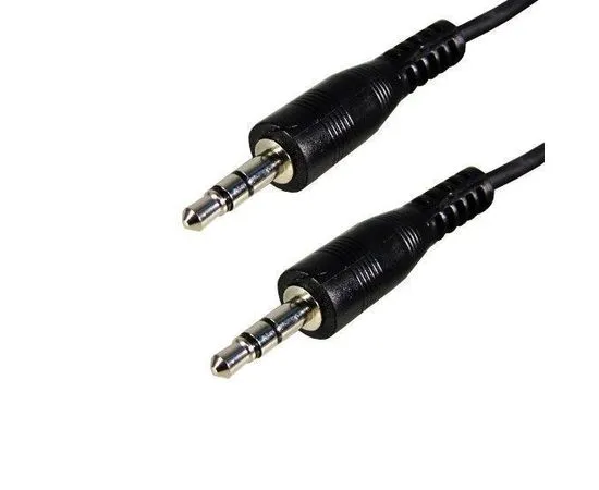 Кабель Audio AUX 3.5мм (m) -> 3.5мм (m) 1м (Perfeo) (J2101)