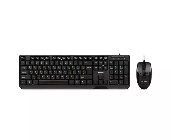 Клавиатура+мышь Sven KB-S330C, Black, USB (SV-017309)