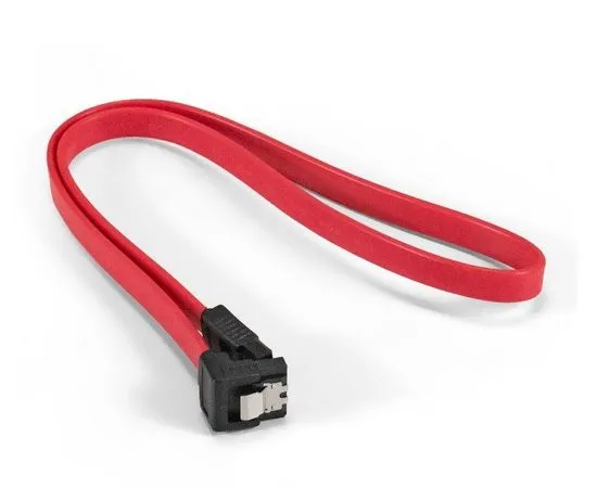 Кабель интерфейсный SATA 0.5м, загнутый с защелкой (ExeGate EX-CC-SATA-DATA90-0.5L) (EX294732RUS)
