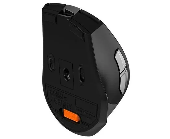 Мышь A4 Tech FB35CS Silent, Dual Mode BT/Radio USB, встроенный аккумулятор, черный/серый (FB35CS USB SMOKY GREY), фото 2