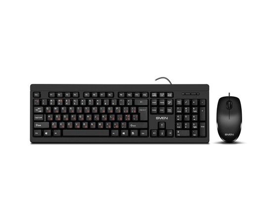 Клавиатура+мышь SVEN KB-S320C USB Black, черный (SV-020613)