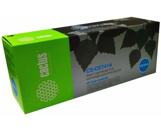 Картридж CS-CE741A (CLJ CP5220/5225) Cyan, 7.3k (Cactus)