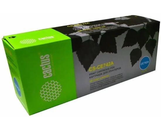 Картридж CS-CE742A (CLJ CP5220/5225) Yellow, 7.3k (Cactus)