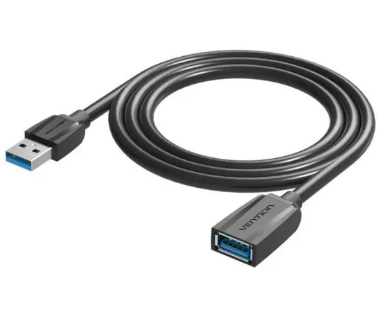 Кабель удлинитель USB3.0 AM -> AF, 0.5m (Vention) черный (VAS-A45-B050)