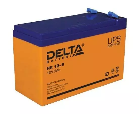 Батарея для ИБП, 12V, 9Ah (Delta) (HR 12-9)
