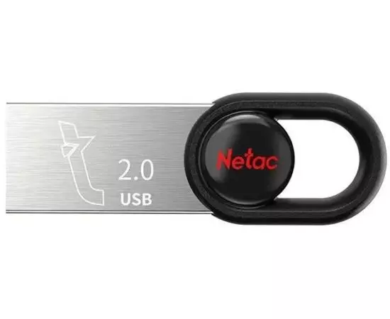 USB Flash-накопитель 64Gb (Netac, UM2) серебристый/черный (NT03UM2N-064G-20BK)