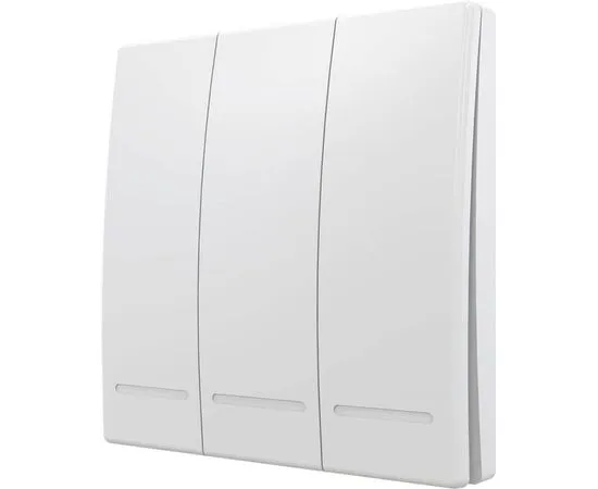 Беспроводной RF выключатель (три клавиши) HIPER IoT Switch S03, белый (IOT-WS03)