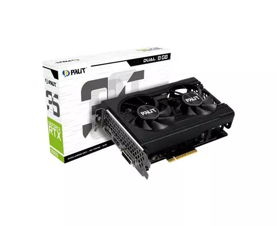 Видеокарта Palit GeForce RTX3050 8GB GDDR6 Dual (NE63050018P1-1070D), фото 5