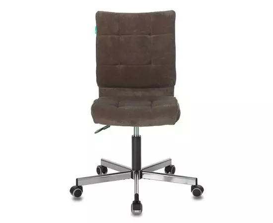 Кресло Бюрократ CH-330M, без подлокотников, ткань, темно-коричневый (CH-330M/LT-10), фото 2