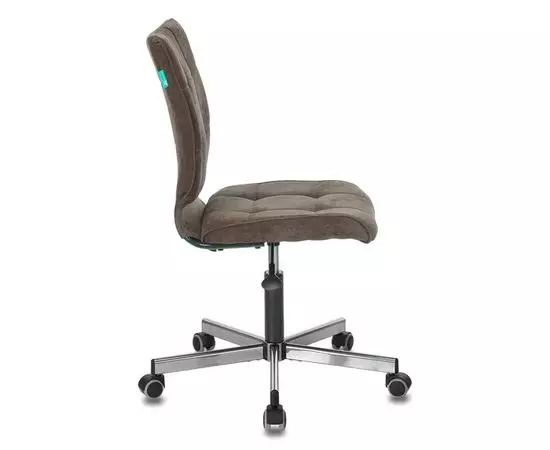 Кресло Бюрократ CH-330M, без подлокотников, ткань, темно-коричневый (CH-330M/LT-10), фото 3