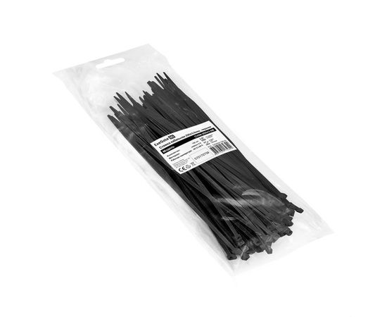 Стяжки пластиковые 3.6x200мм, 100шт, черные (ExeGate CV66-200x3.6B) (EX292913RUS)