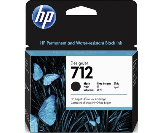 Картридж HP №712 Black 80ml (3ED71A)